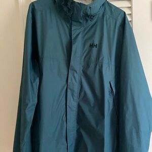 Helly Hansen Men's Blue Rain Jacket